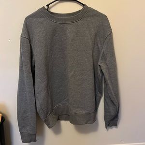 Gray crew neck old navy sweater